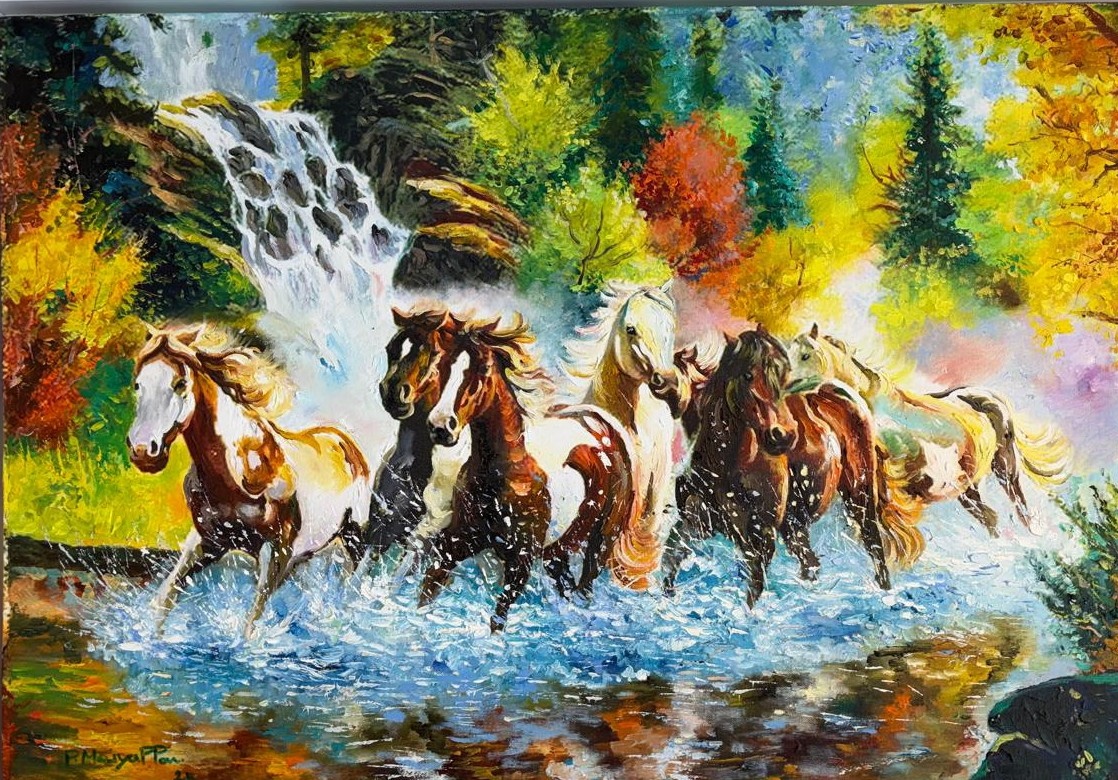 Gallop at the Falls