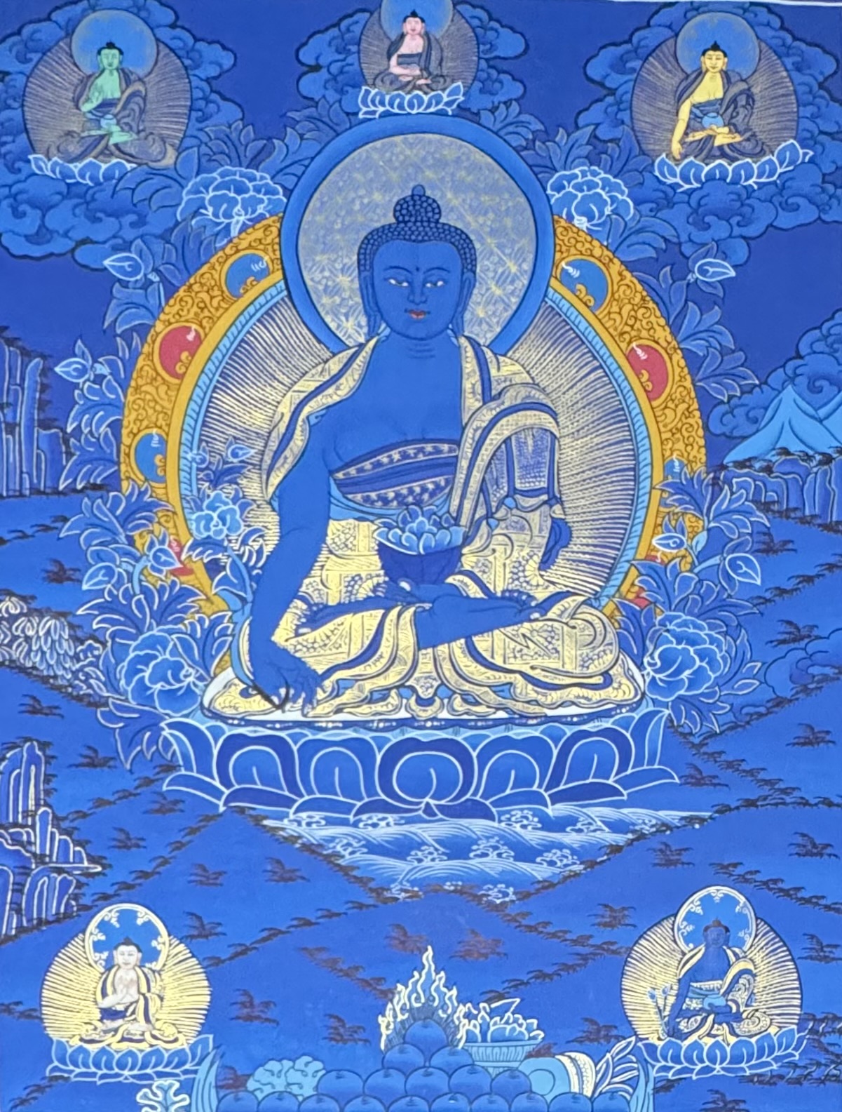 Medicine Buddha (Bhaisajyaguru)–The Healer of all Worlds