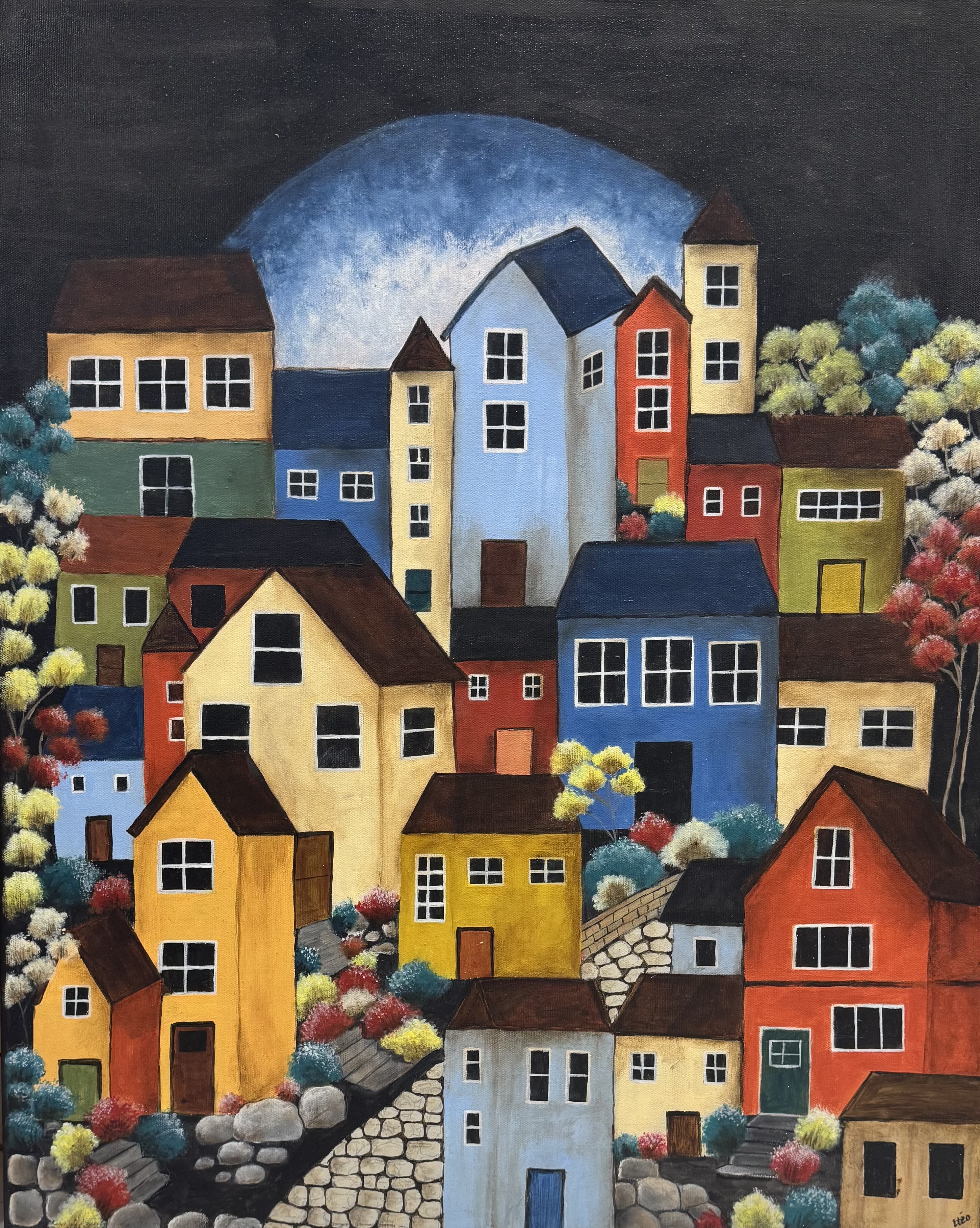 Moonlit Town
