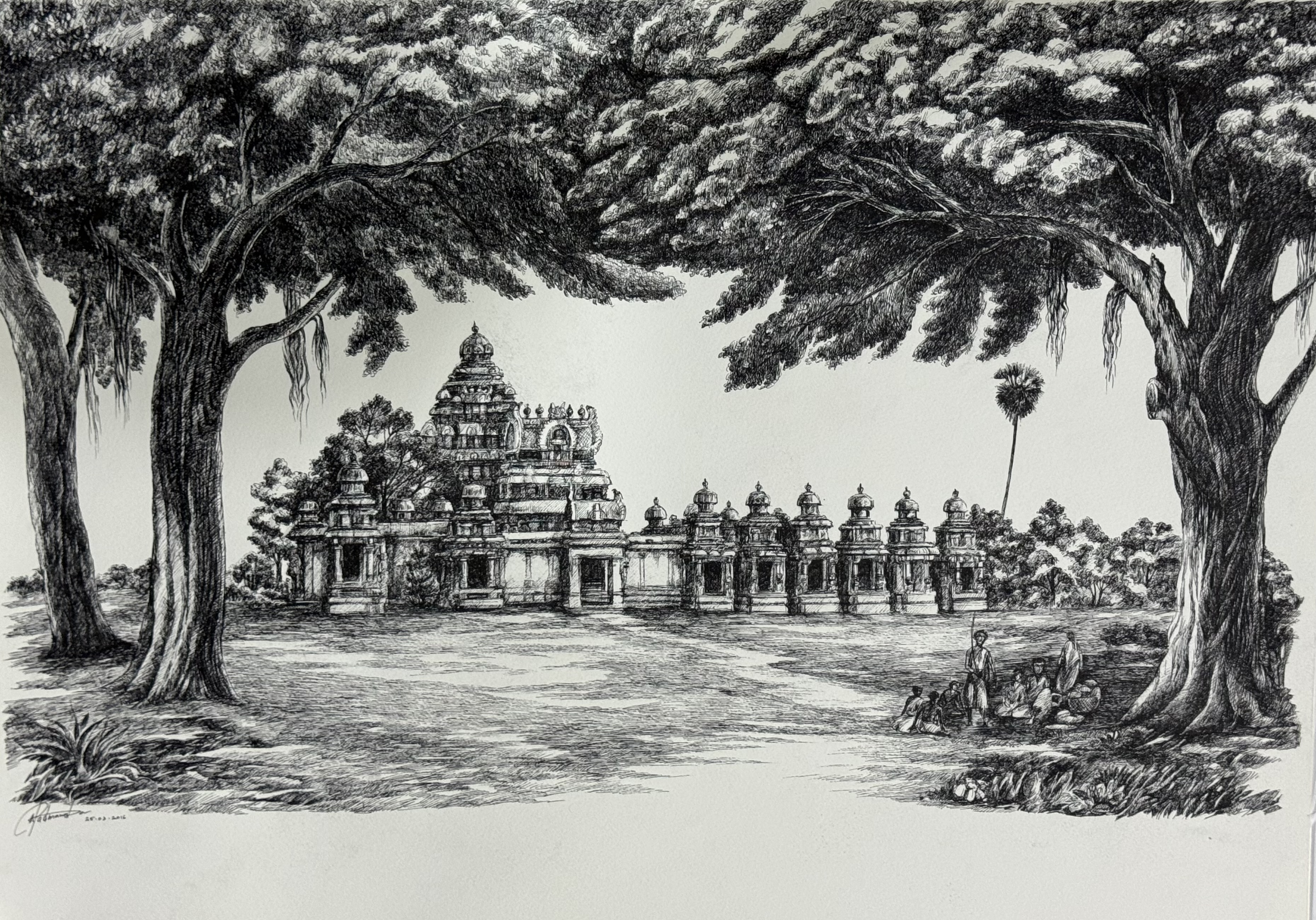 Old Kanchipuram Kailasanathar Temple