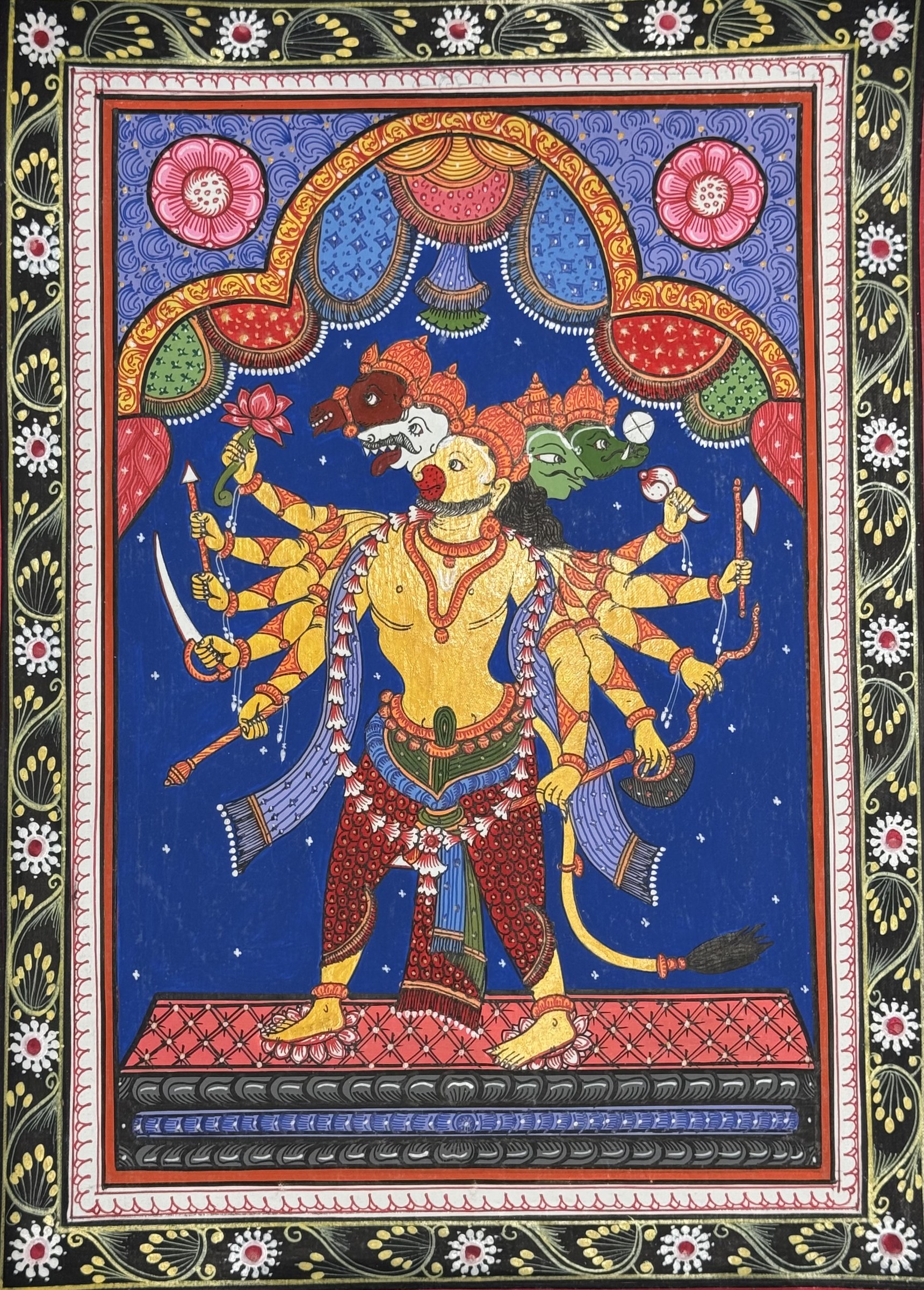 Pancha Muga Hanuman_standing
