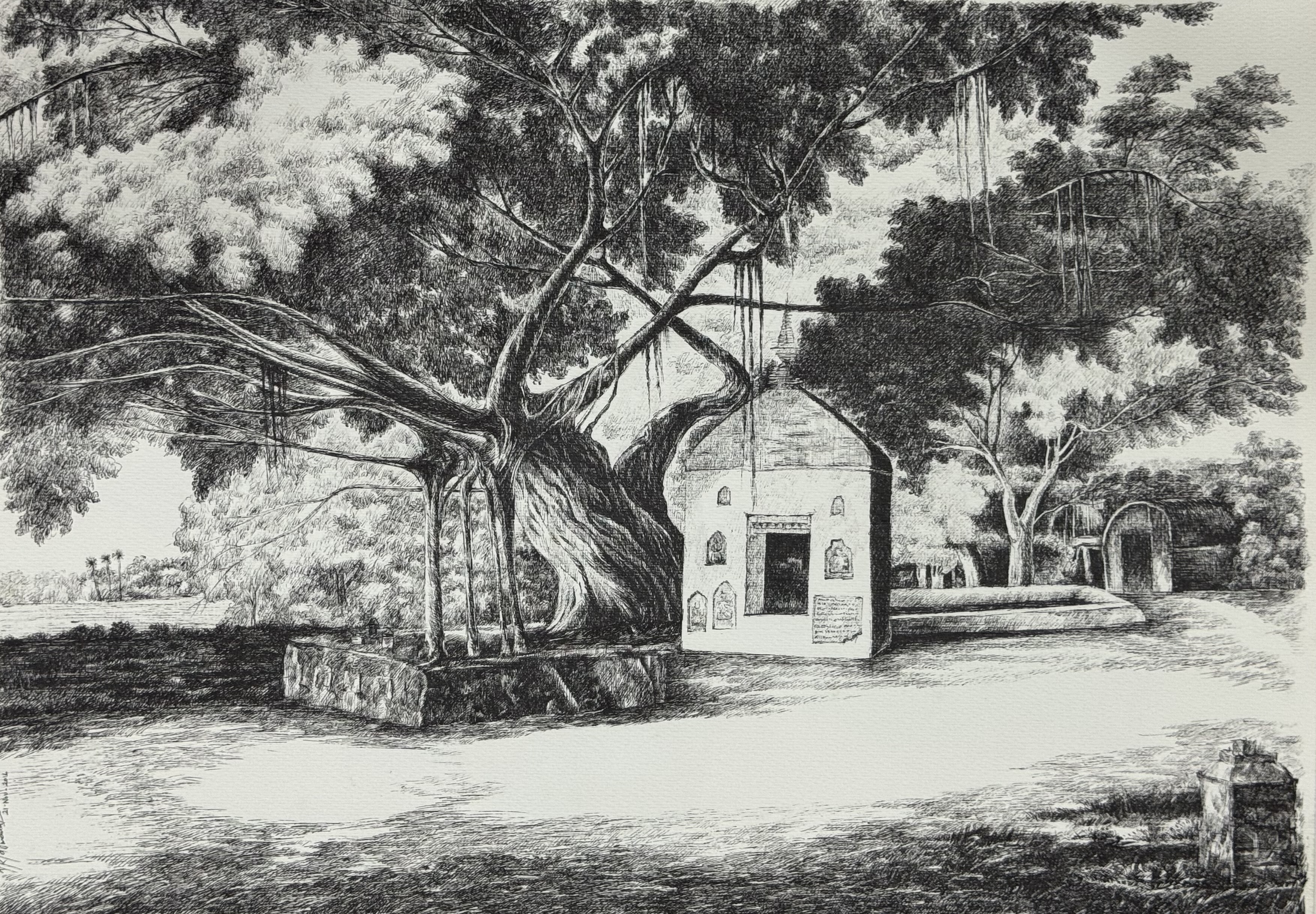 Temple under a Banyan Tree