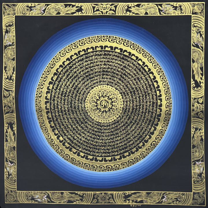 The Blue Thanka OM