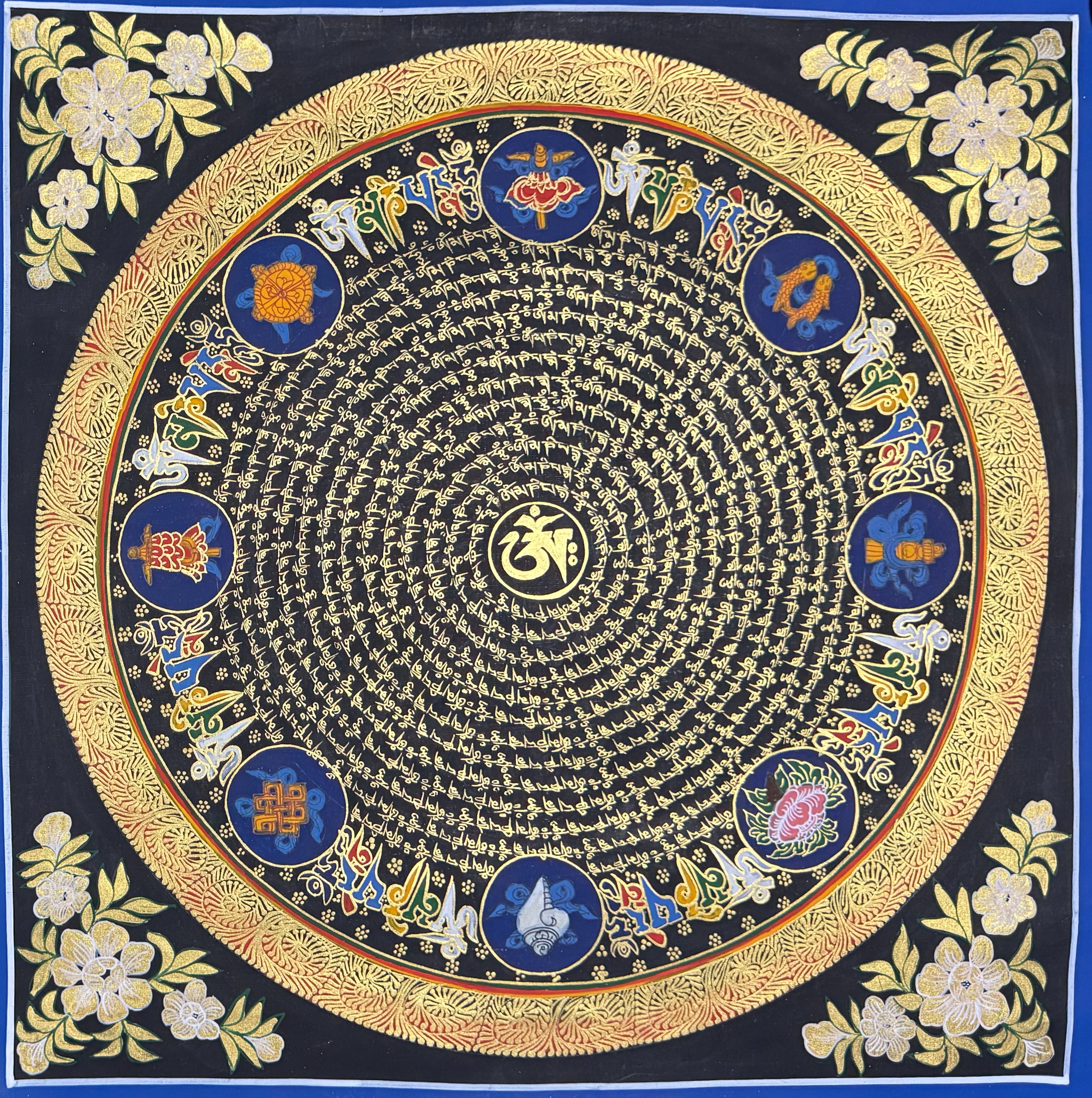 The Gold Thangka OM