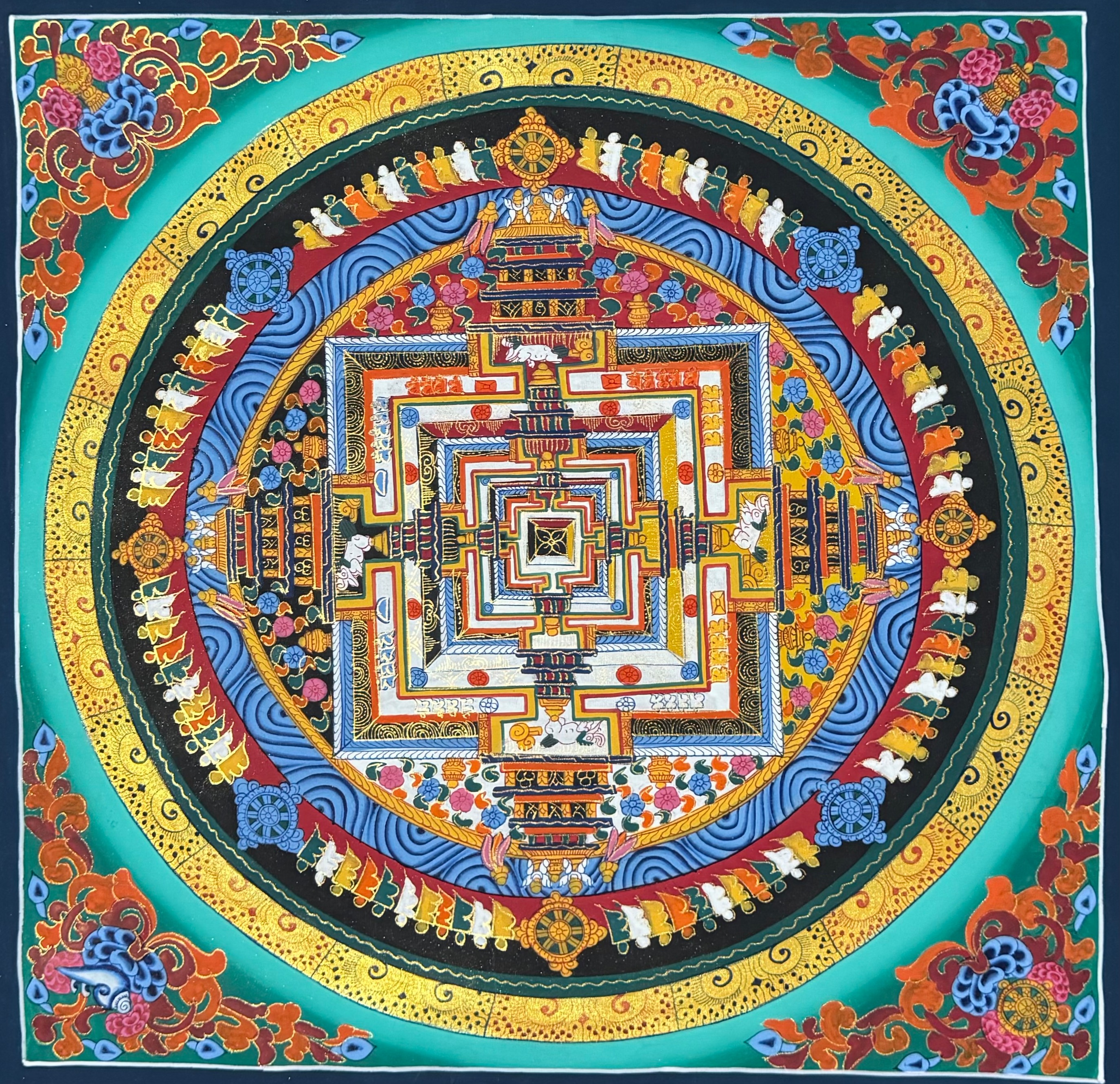 The Green Kala Chakra Mandala