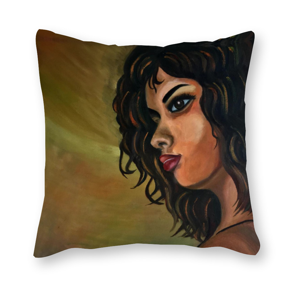 Awakened Damsel Cushion Cover