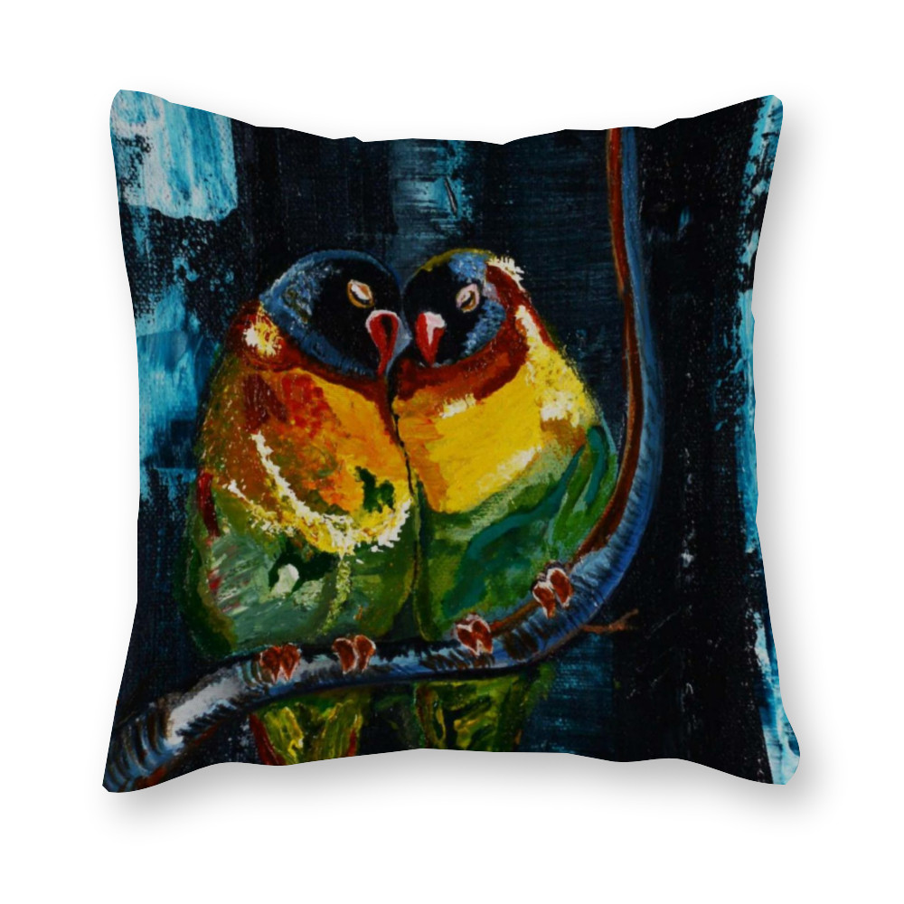 Love Birds Cushion Cover