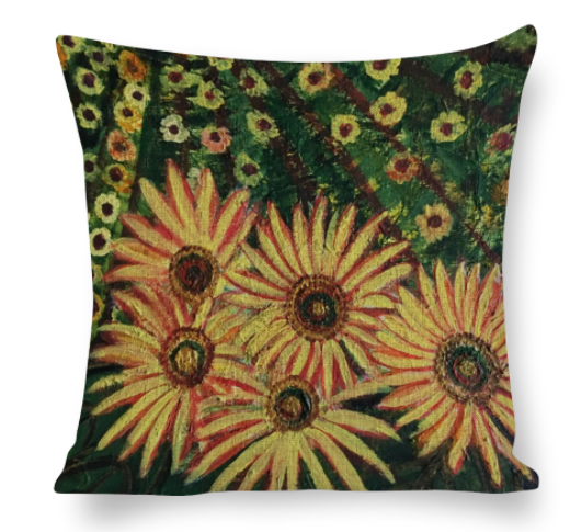 Sunflower Garden Cushion Cover
