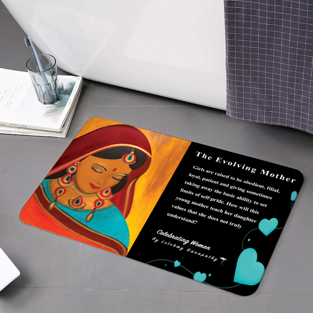 The Evolving Mother Leather Placemat