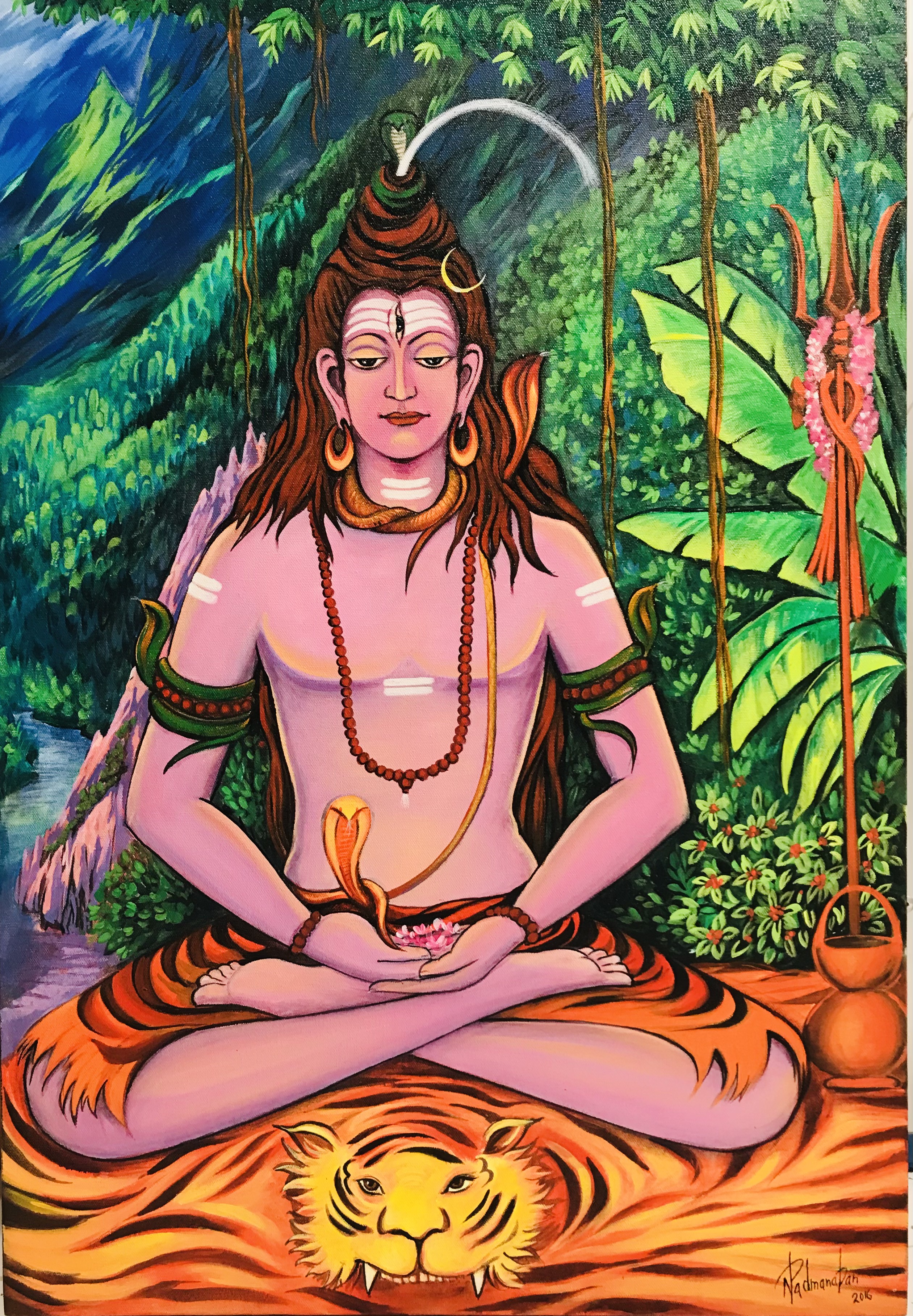 Meditating Shiva