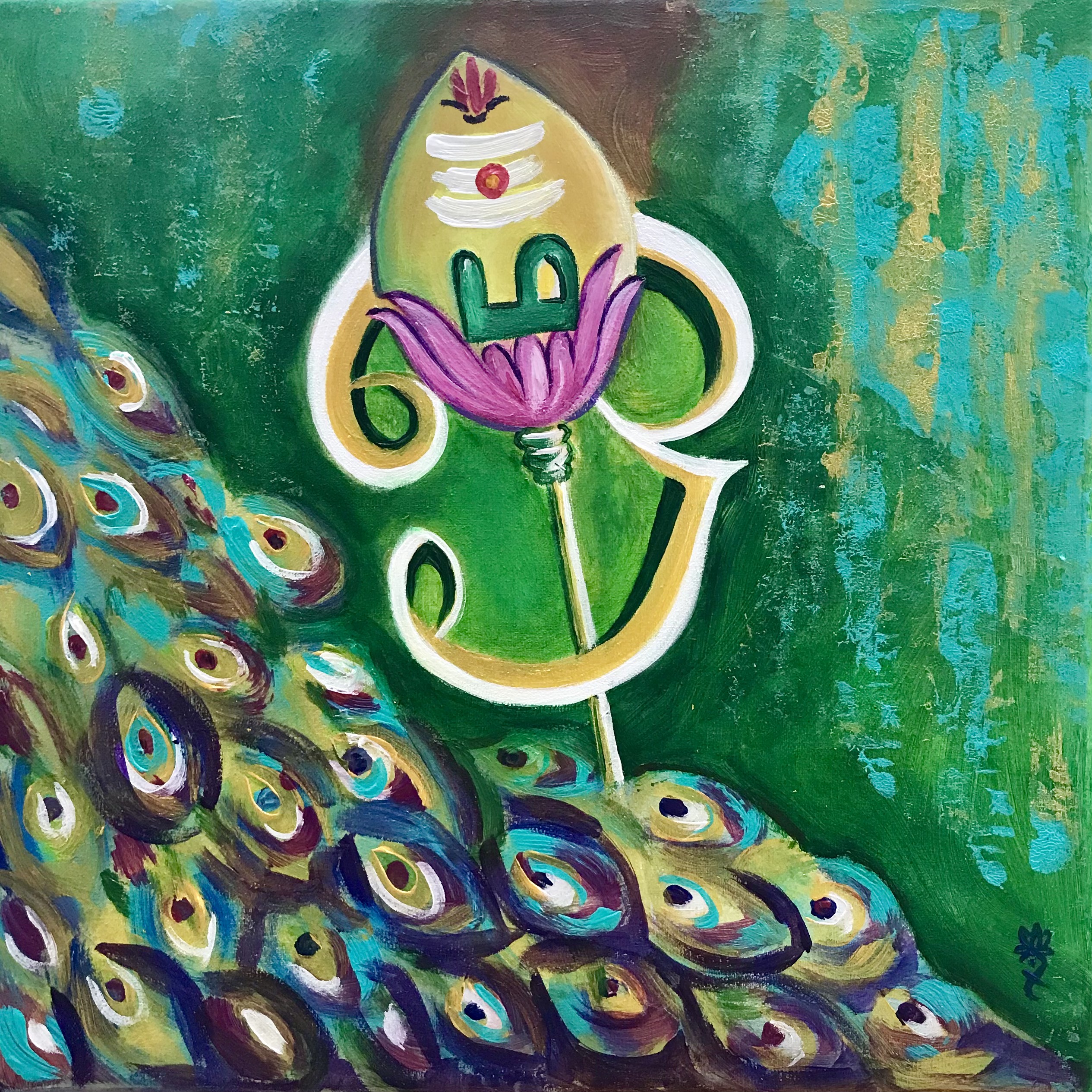 Om and Peacock